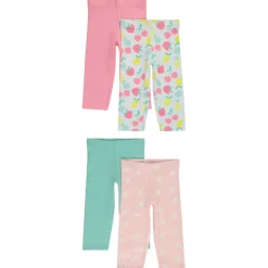 Set van 4 meisjes leggings met motief