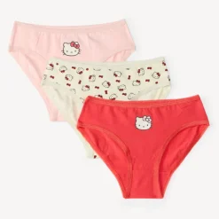 Set van 3 meisjesonderbroeken met Hello Kitty print