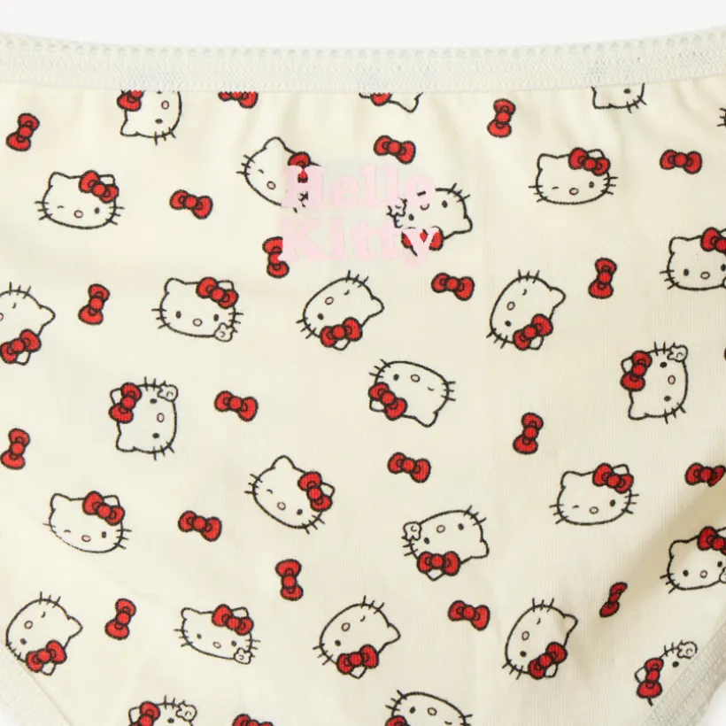 Set van 3 meisjesonderbroeken met Hello Kitty print
