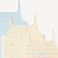Set van 3 meisjes tops met schouderbandjes.
