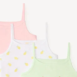 Set van 3 meisjes tops met schouderbandjes.