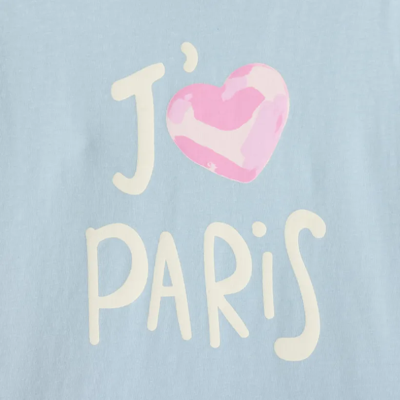 Set van 5 meisjes t-shirts met lange mouwen en fantasieprints