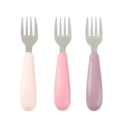 Set van 3 metalen vorken Miamix - Roze