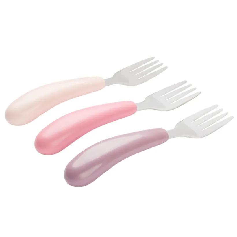 Set van 3 metalen vorken Miamix - Roze
