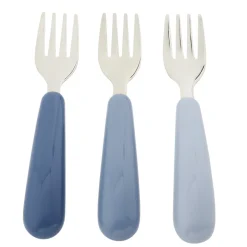Set van 3 metalen vorken Yummix blauw