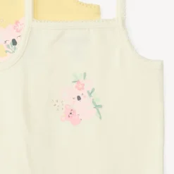 Set van 7 mouwloos romper met koala motief meisjes bébé.