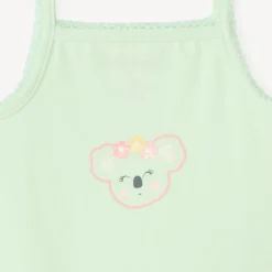 Set van 7 mouwloos romper met koala motief meisjes bébé.
