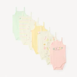 Set van 7 mouwloos romper met koala motief meisjes bébé.