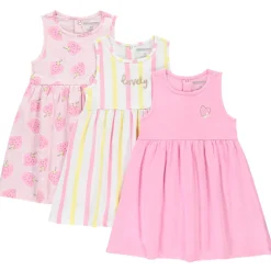 Set van 3 mouwloze jurken met fantasieprint voor meisjes