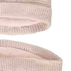 Set van muts + snood in fantasiegebreid meisjes