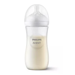 Set van 2 Natural Response Avent-zuigflessen 330 ml met speen debiet 4 en antikoliekventiel