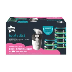 Set van 6 navullingen voor Twist & Click luieremmer
