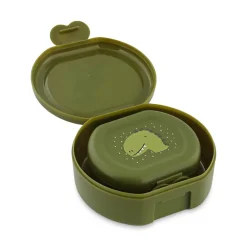 Set van 2 nestbare lunchboxen Mr. Dino groen
