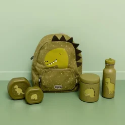 Set van 2 nestbare lunchboxen Mr. Dino groen