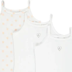 Set van 3 onderhemdjes met bretellen meisjes