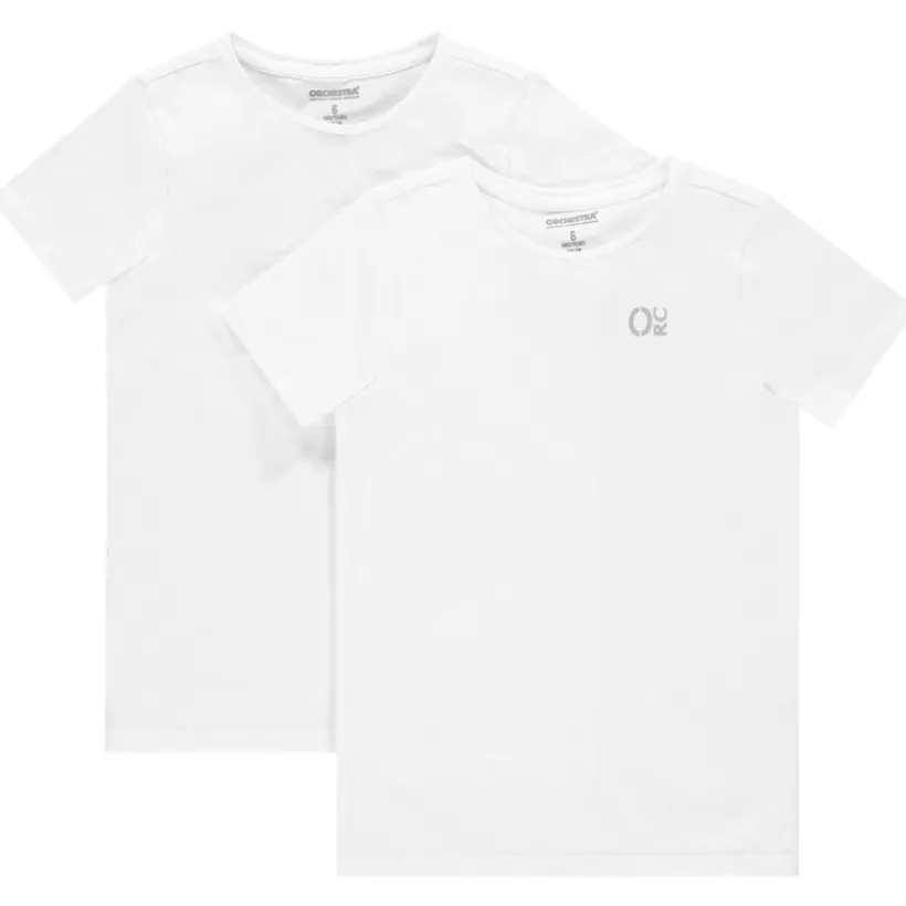 Set van 2 onderhemdjes met logo jongens