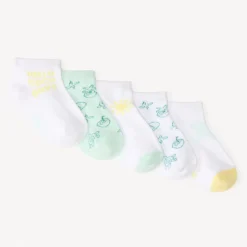 Set van 5 paar korte fantasie sokken voor babyjongen