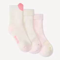 Set van 3 paar sokken met lusjes voor babymeisje