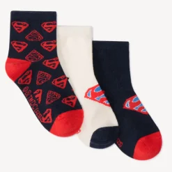 Set van 3 paar Superman sokken jongens