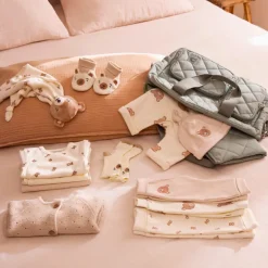 Set van 3 paren babysokken met berenmotief