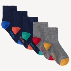Set van 5 paren bijpassende sokken jongens