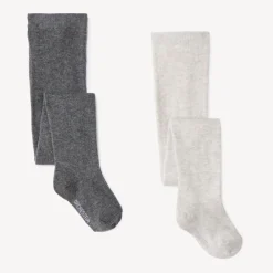 Set van 2 paren dikke panty's meisjes