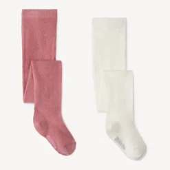 Set van 2 paren dikke panty's meisjes