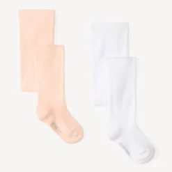 Set van 2 paren dikke panty's meisjes