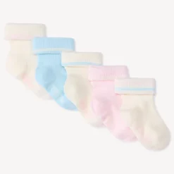 Set van 5 paren gewone sokken meisjes