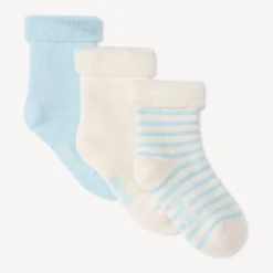 Set van 3 paren gewone sokken voor babyjongens