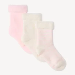Set van 3 paren sokken met boucle-effect meisjes