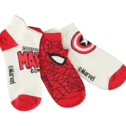 Set van 3 paren van korte Marvel sokken voor jongen