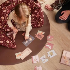 Set van 10 puzzels- mama en baby - Noorse dieren