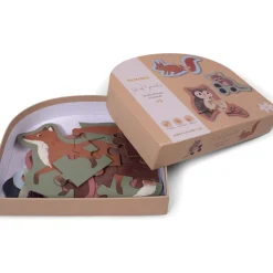 Set van 7 puzzels Noorse Dieren 3jaar+