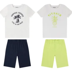 Set van 2 pyjama's 2-delig in jersey jongens