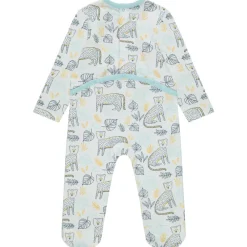 Set van 3 pyjama's met dierenmotieven voor babyjongens met verschillende openingen afhankelijk van de leeftijd