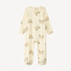 Set van 2 pyjama's met een berenmotief voor baby's met verschillende openingen afhankelijk van de leeftijd