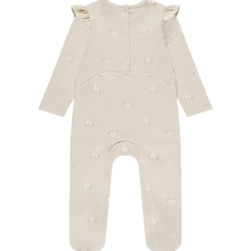 Set van 2 pyjama's met eendenmotief voor baby meisjes met verschillende openingen volgens de leeftijd