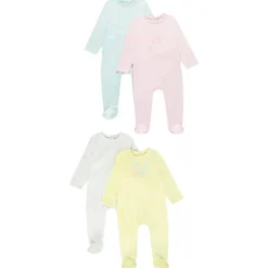 Set van 4 pyjama's met fantasie in jersey voor meisjes