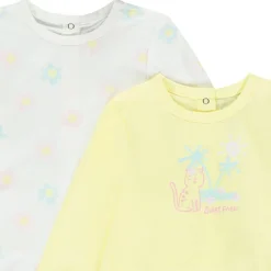 Set van 4 pyjama's met fantasie in jersey voor meisjes