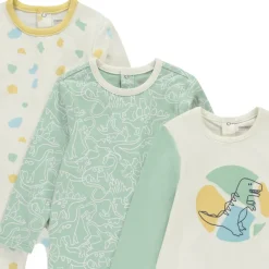 Set van 3 pyjama's met fantasie voor babyjongen met verschillende openingen volgens de leeftijd