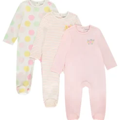 Set van 3 pyjama's met fantasie voor meisjes met verschillende openingen afhankelijk van de leeftijd