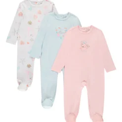 Set van 3 pyjama's met fantasie voor meisjes, verschillende openingen afhankelijk van de leeftijd