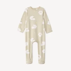 Set van 2 pyjama's met schapenprint voor baby met verschillende sluitingen volgens leeftijd