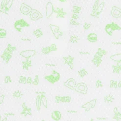 Set van salopette in effen groen met t-shirt met korte mouwen en fantasieprint voor babyjongens