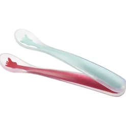 Set van 2 silicone lepels - Sophie de Giraf