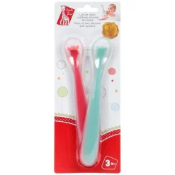 Set van 2 silicone lepels - Sophie de Giraf