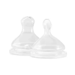 Set van 2 siliconen zuigspenen Langzaam Flow S