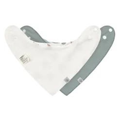 Set van 2 slabben Bandana waterdicht Tiny Team Dog