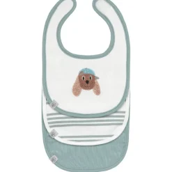 Set van 3 slabbetjes geboorte Tiny Team Dog